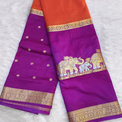 D18 CRAPE MYSORE SILK SAREE