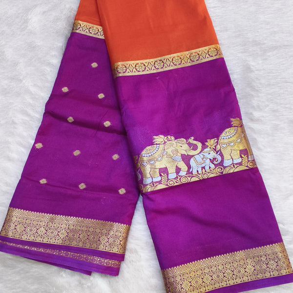 D18 CRAPE MYSORE SILK SAREE