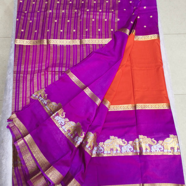 D18 CRAPE MYSORE SILK SAREE