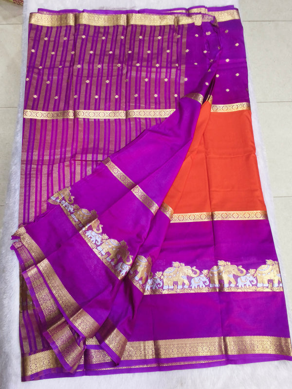 D18 CRAPE MYSORE SILK SAREE
