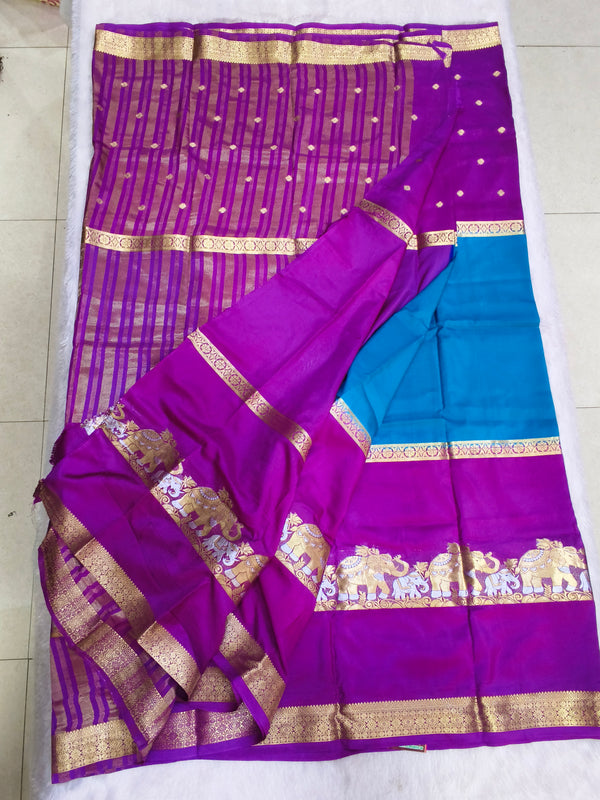 D18 CRAPE MYSORE SILK SAREE