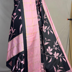 Azarak Satin Crape Black - K06