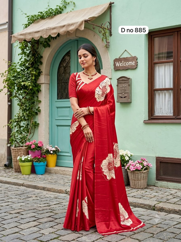K16 Modal saree mirror work