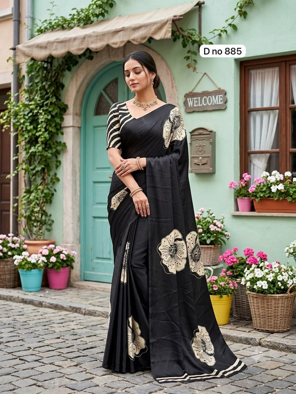 K16 Modal saree mirror work
