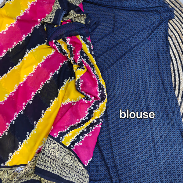 A08 synthetic saree