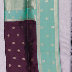 Vegan Soft Silk Sarees Choclate - B03