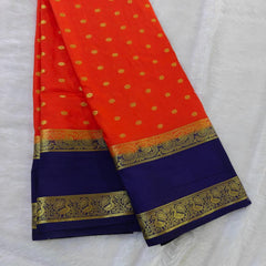 Anushree Saree Semi Crape Mysore Silk Saree - B05