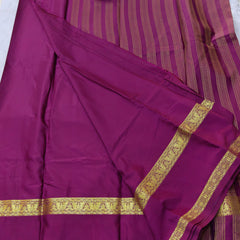 Semi Crape Mysore Silk Saree - D08