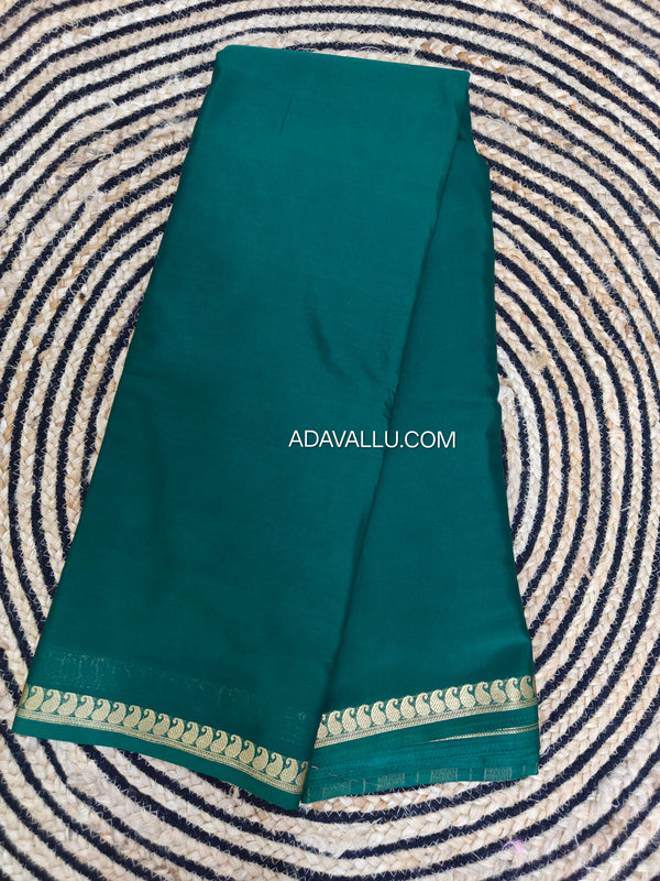Art Semi Crape Mysore Silk Saree - B06