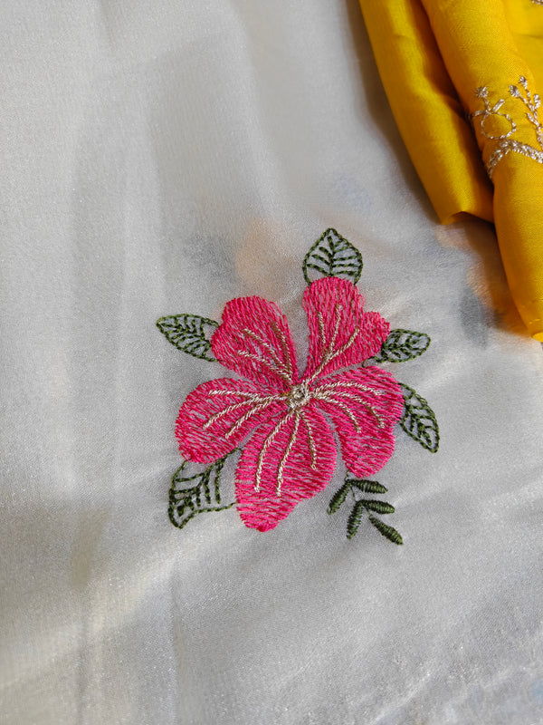 Rangoli Saree With Mirror Work - S01