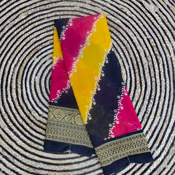 A08 synthetic saree