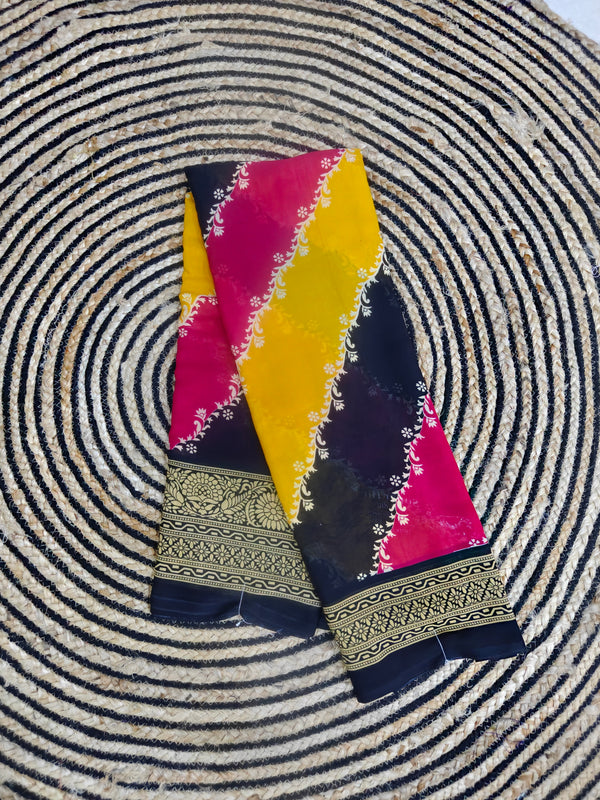 A08 synthetic saree