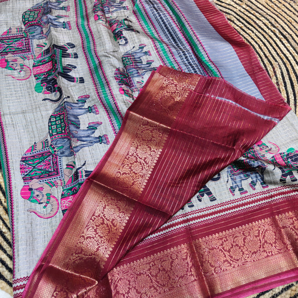 Dola Elephant Angadi Silk - A04