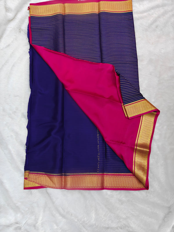 Z06 PURE CRAPE MYSORE SILK GSM