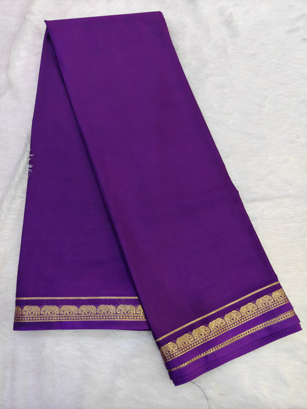 Art Semi Crape Mysore Silk Saree - B06