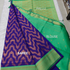 Kathan Silk Necklace Violet Colour - R01