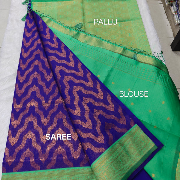 Kathan Silk Necklace Violet Colour - R01