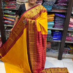 Crape Mysore Silk Big Elephant Light Cyan - D07