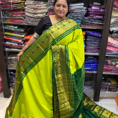 Crape Mysore Silk Big Elephant Light Cyan - D07