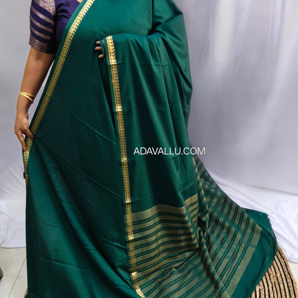 Art Semi Crape Mysore Silk Saree - B06