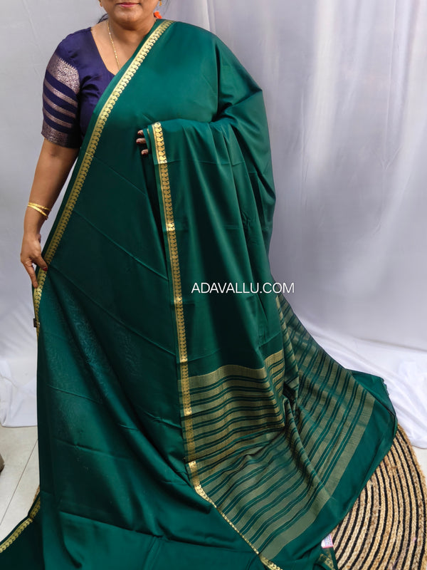 Art Semi Crape Mysore Silk Saree - B06