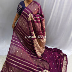 Viscose Elephant Saree - J09