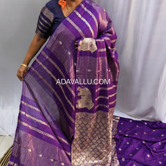 Viscose Elephant Saree - J09