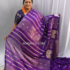 Viscose Elephant Saree - J09