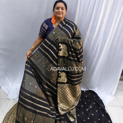 Viscose Elephant Saree - J09