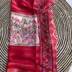 Kalamkari Centre Panel Print - J02