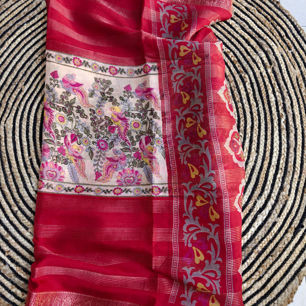 Kalamkari Centre Panel Print - J02