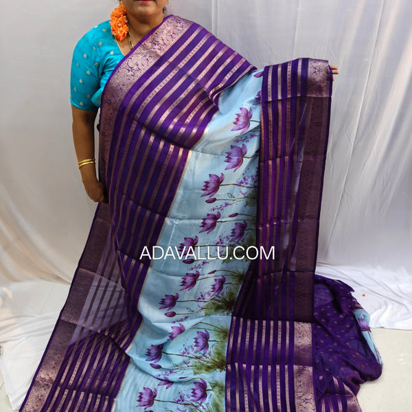 Lotus Georgette Crape - A07