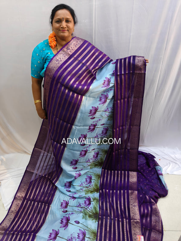 Lotus Georgette Crape - A07