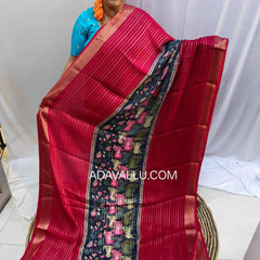 Pichwai Design Georgette Panel - J11