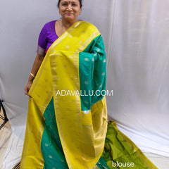 Vegan Soft Silk Sarees Choclate - B03