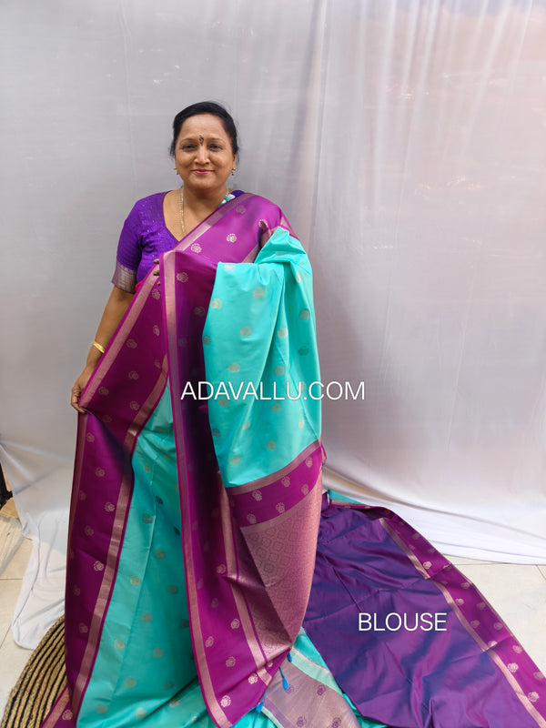 Vegan Soft Silk Sarees Choclate - B03