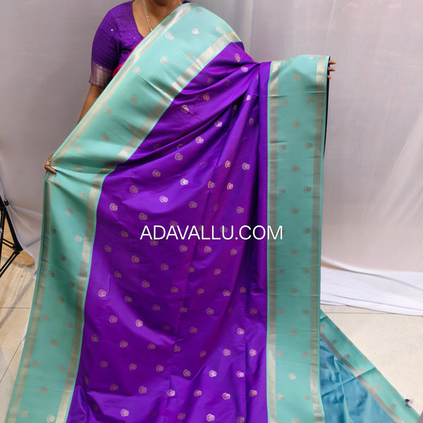 Vegan Soft Silk Sarees Choclate - B03