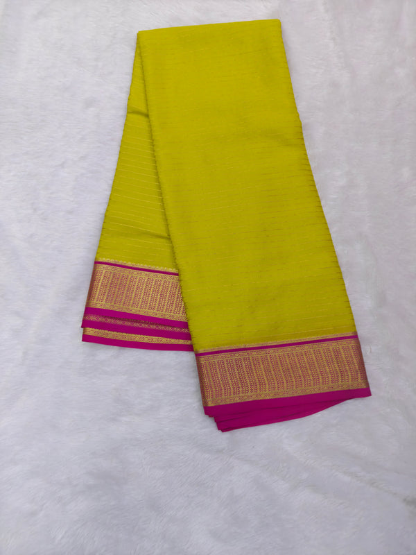 Z06 PURE CRAPE MYSORE SILK GSM