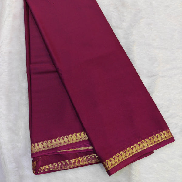 Art Semi Crape Mysore Silk Saree - B06
