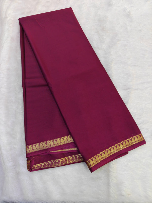 Art Semi Crape Mysore Silk Saree - B06