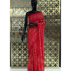 Bhandini Red Saree - J01