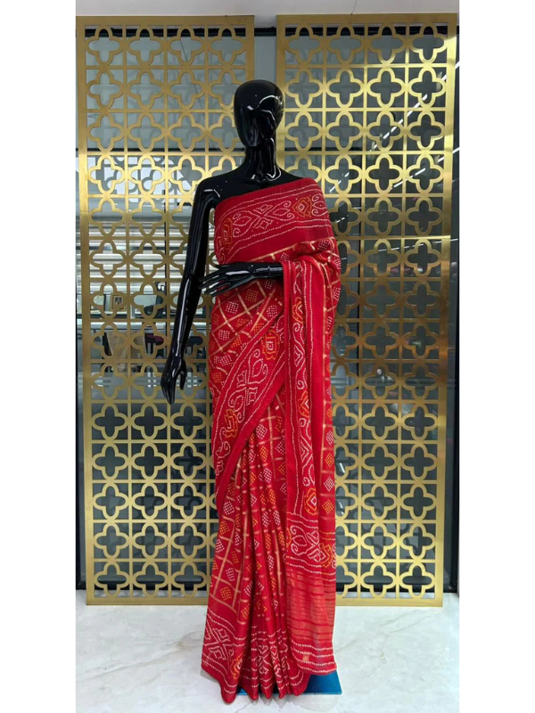 Bhandini Red Saree - J01