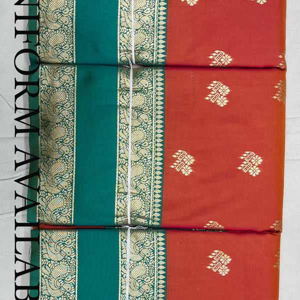 B16 ART SILK SAREE GAP BORDER