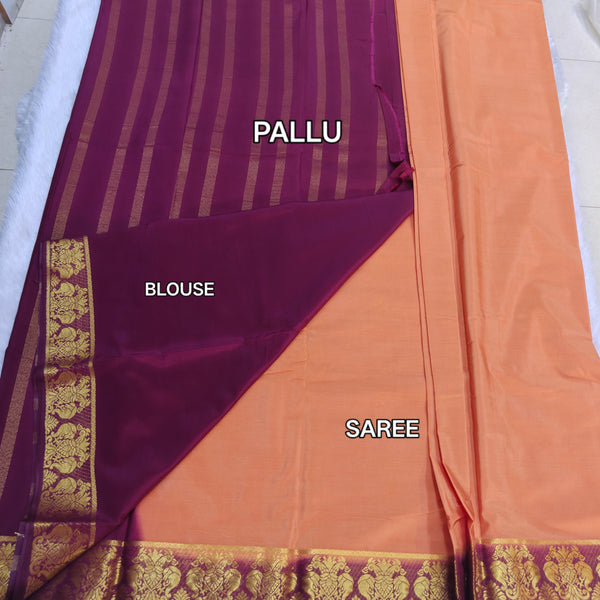 D10 CRAPE MYSORE SILK SAREE