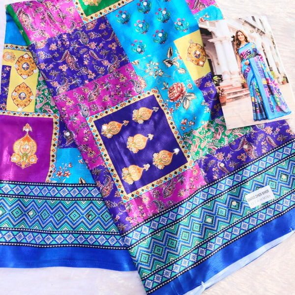 K11 ajrak modal silk mirror work