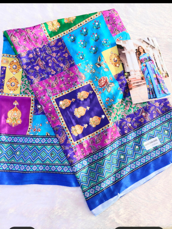 K11 ajrak modal silk mirror work