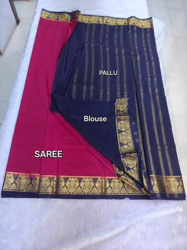 D10 CRAPE MYSORE SILK SAREE