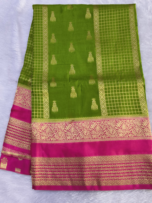 F01 banarasi Munga silk
