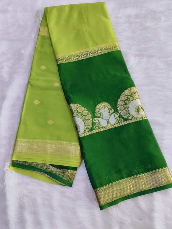 D14 crape mysore silk saree