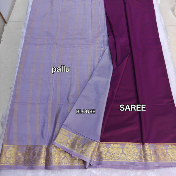 D10 CRAPE MYSORE SILK SAREE